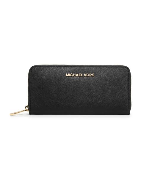 michael kors black and white saffiano wallet|Michael Kors saffiano tote large.